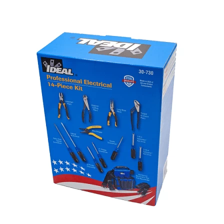 IDEAL 14 Piece Electrician's Tool Kit, Model 30-730CDN* - Image 2