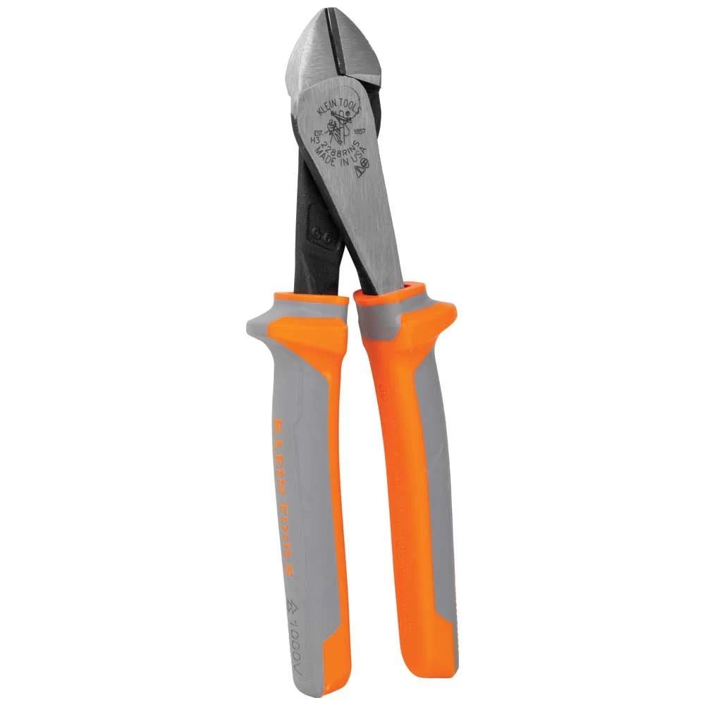 Klein Tools Insulated Diagonal Cutting Pliers, High Leverage, 8-Inch, Model 2288RINS* - Image 8