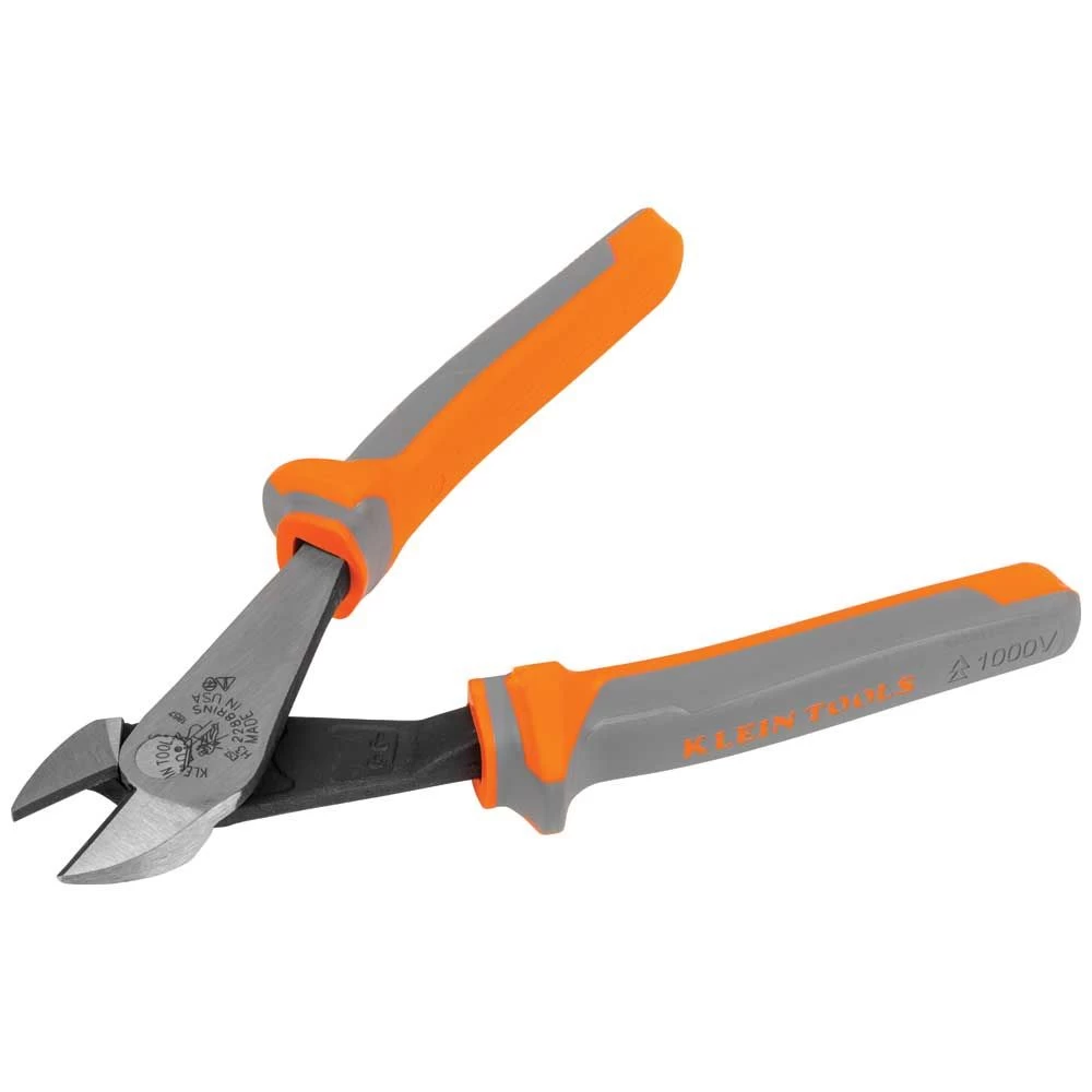 Klein Tools Insulated Diagonal Cutting Pliers, High Leverage, 8-Inch, Model 2288RINS* - Image 9