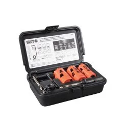 Klein Tools Electrician's Hole Saw Kit With Arbor 3-Piece, Model 32905*