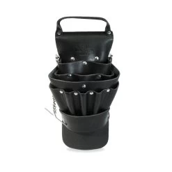 IDEAL Tuff Tote Ergonomic Pouch Premium Black Leather, Model 35-966BLK*