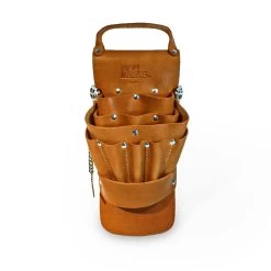 IDEAL Tuff Tote Ergonomic Pouch Premium Tan Leather, Model 35-966*