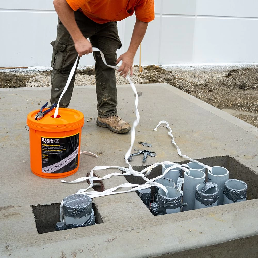 Klein Tools Conduit Measuring Pull Tape, 1250-Pound X 2000-Foot, Model 50122* - Image 6