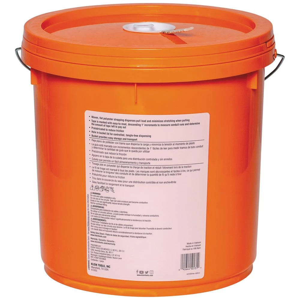 Klein Tools Conduit Measuring Pull Tape, 1250-Pound X 2000-Foot, Model 50122* - Image 13