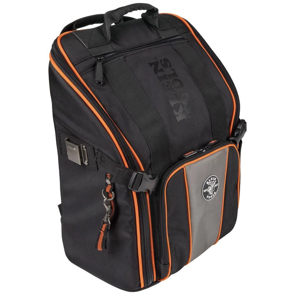 Klein Tools Tradesman Pro™ Tool Station Tool Bag Backpack, 21 Pockets, 17.25-Inch, Model 55482
