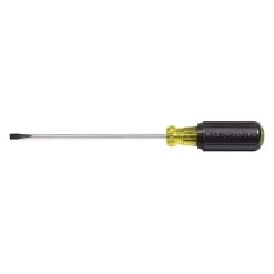 Klein Tools 3/16-Inch Cabinet Tip Screwdriver 6-Inch Round Shank, Model 601-6