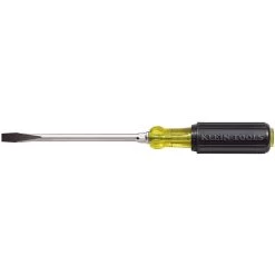 Klein Tools 1/4-Inch Keystone Screwdriver, 4-Inch Round Shank, Model 602-4