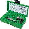 Greenlee 5-Piece Quick Change Stainless Steel Hole Cutter Kit, Model 655