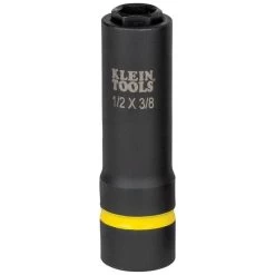 Klein Tools 2-in-1 Impact Socket, 1/2"x3/8", Model 66061*