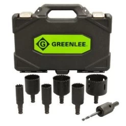 Greenlee Quick Change Bi-Metal Hole Saw Kit, Model 830Q