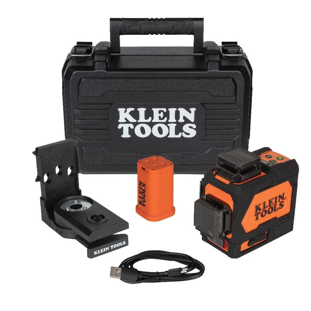 Klein Tools Rechargeable Self-Leveling Green Planar Laser Level, Model 93PLL* - Image 11