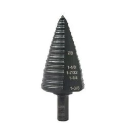 Greenlee Step Bit #12, Up To 1-3/8-Inch, Model GSB12