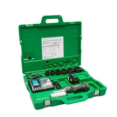 Greenlee Battery-Powered Knockout Punch Driver Tool Kit, Model LS50L11B