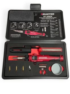 Master Appliance Master Butane-Powered Soldering Iron Kit, Model PI-20SiK