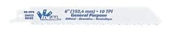 IDEAL Reciprocating Saw General Purpose Blade 10 TPI 6" (Pack Of 5), Model 36-075*