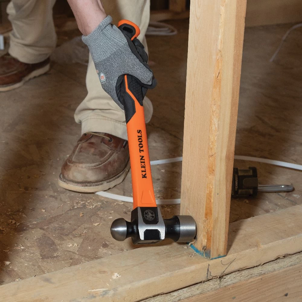 Klein Tools Ball-Peen Hammer, 32-oz, 15" Length, Model H80332* - Image 5