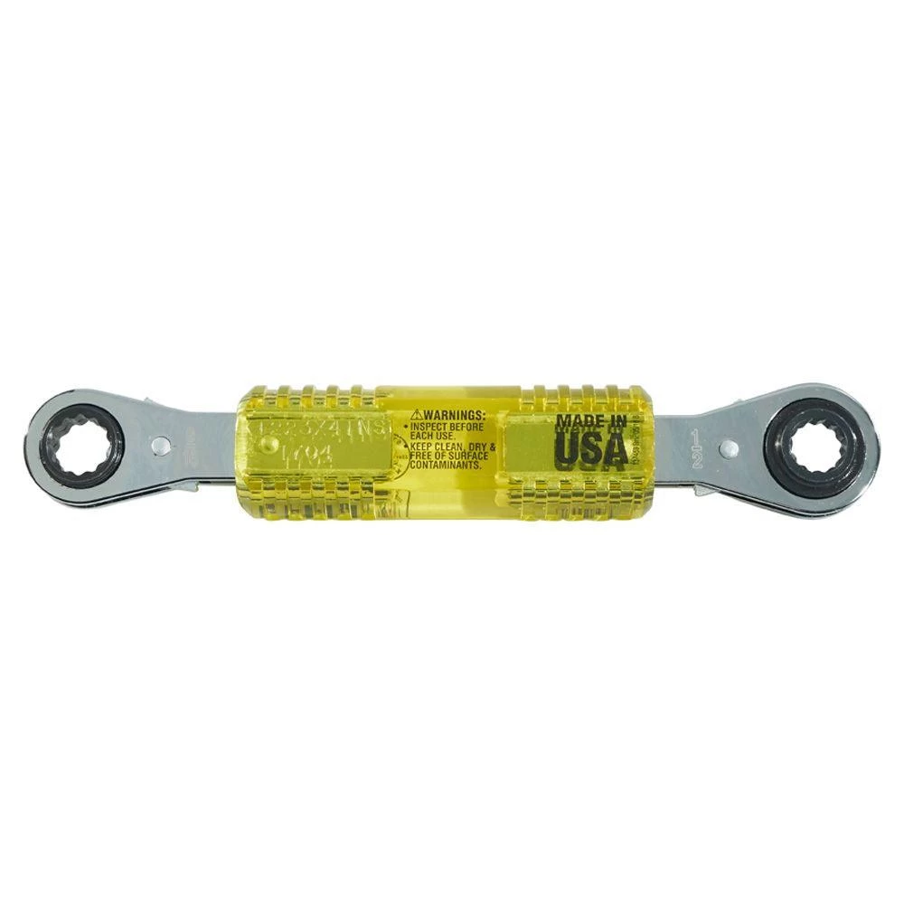 Klein Tools Lineman's Insulating 4-in-1 Box Wrench, Model KT223X4-INS* - Image 4