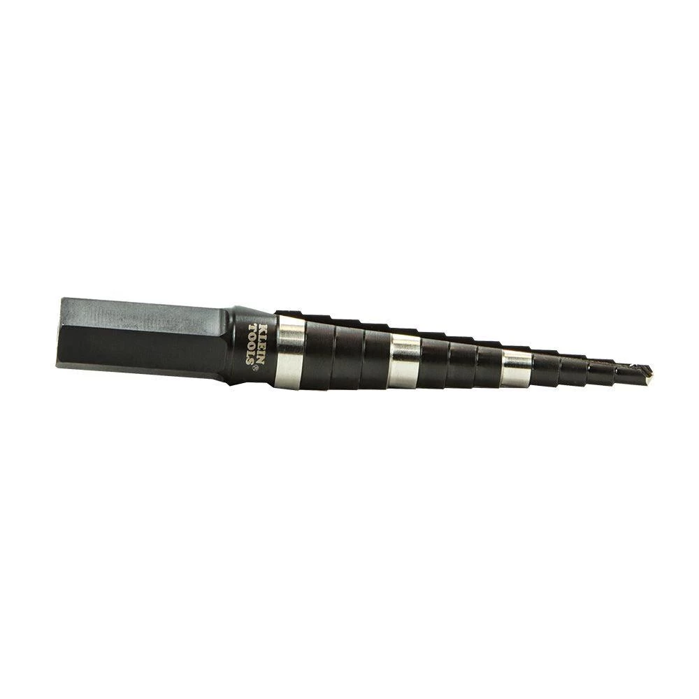 Klein Tools Step Drill Bit Double-Fluted #1, 1/8 To 1/2-Inch, Model KTSB01* - Image 4