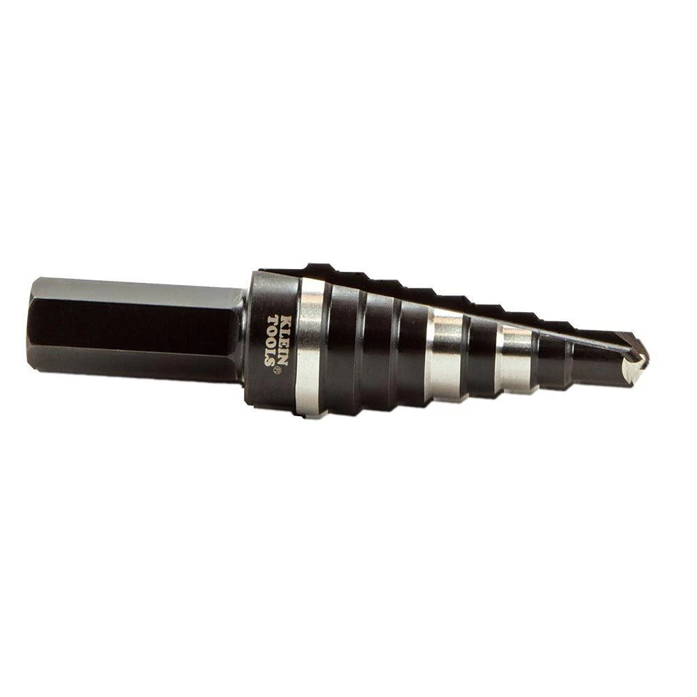 Klein Tools Step Drill Bit Double Fluted #3, 1/4 To 3/4-Inch, Model KTSB03* - Image 4