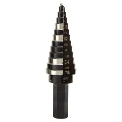 Klein Tools Step Drill Bit #14 Double-Fluted, 3/16 To 7/8-Inch, Model KTSB14*
