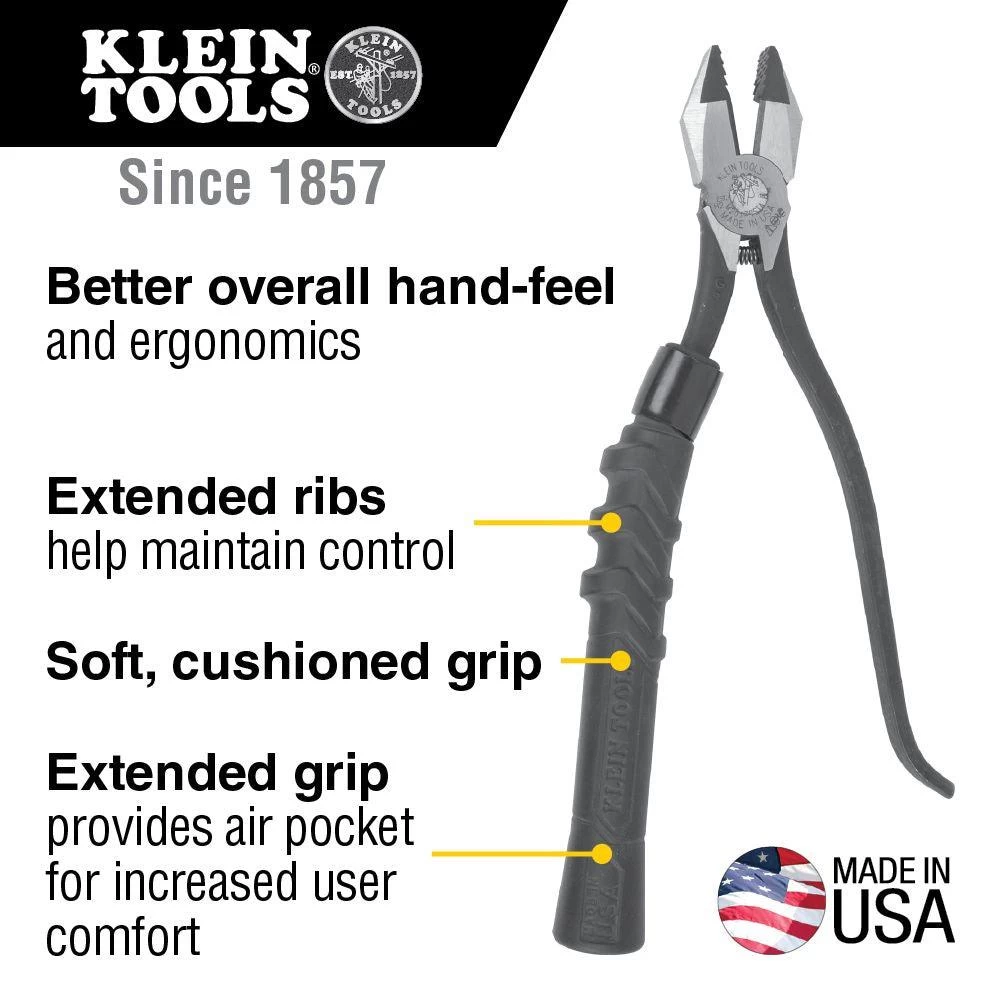 Klein Tools Comfort Grip Kit For Slim-Head Ironworker's Pliers, 2-Pack, Model M200ST* - Image 3