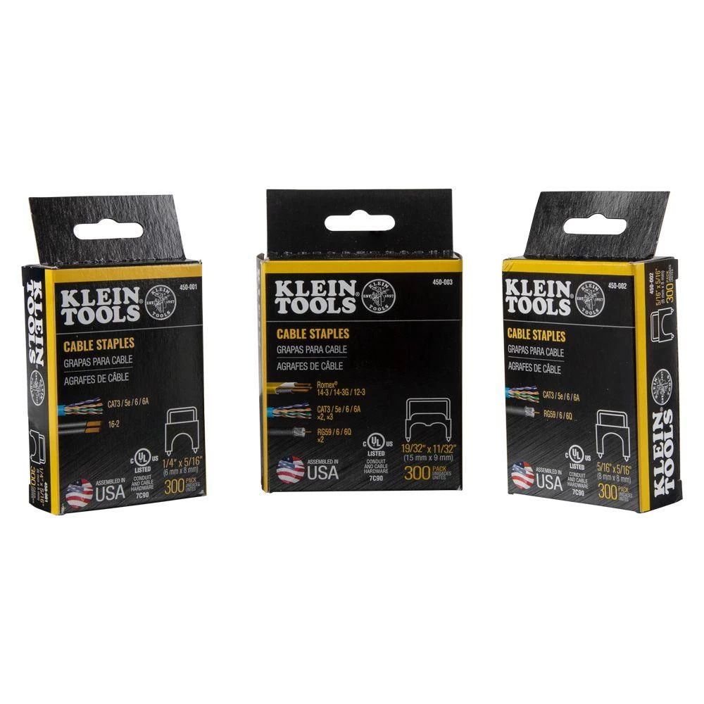 Klein Tools Staples, 11/32-Inch X 19/32-Inch Insulated, Model 450-003 - Image 2